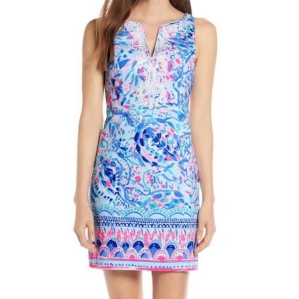 Lilly Pulitzer Blue and Pink Dress